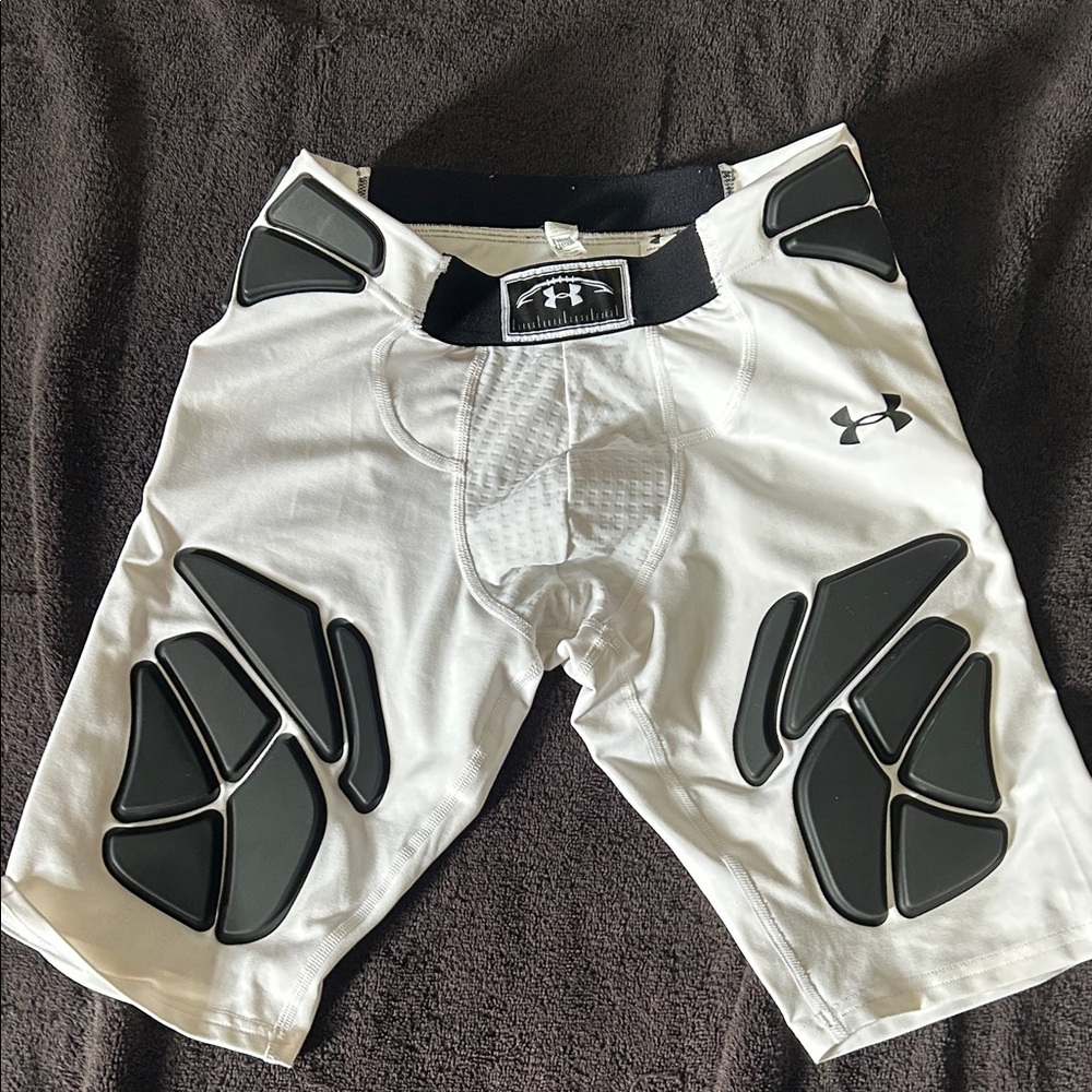 Under Armour Men's White and Black padded girdle